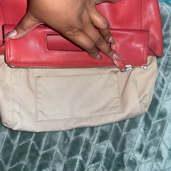 Coach Legacy Leather Basket clutch In Carnelian EUC released circa 2020/2021 - Picture 10 of 17